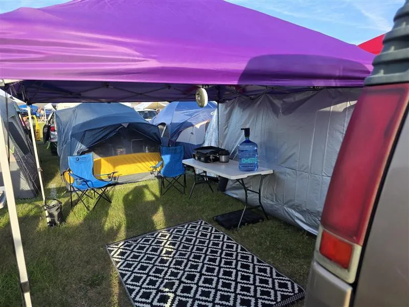 Customer photo of the canopy at camp