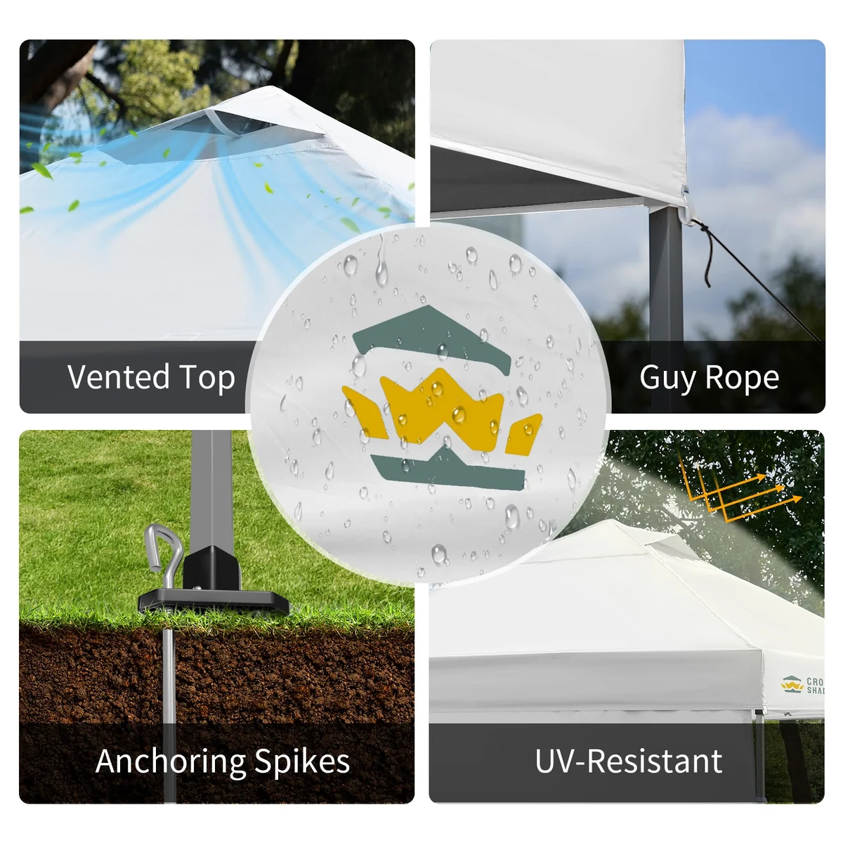 CenterLOK® 10' x 10' canopy in use